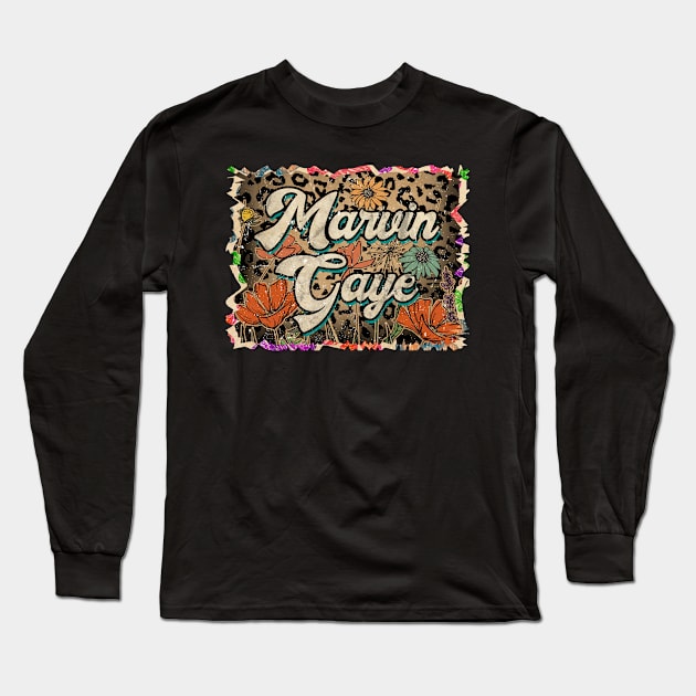 Great Gift Marvin For Name Vintage Styles Christmas 70s 80s 90s Long Sleeve T-Shirt by Gorilla Animal